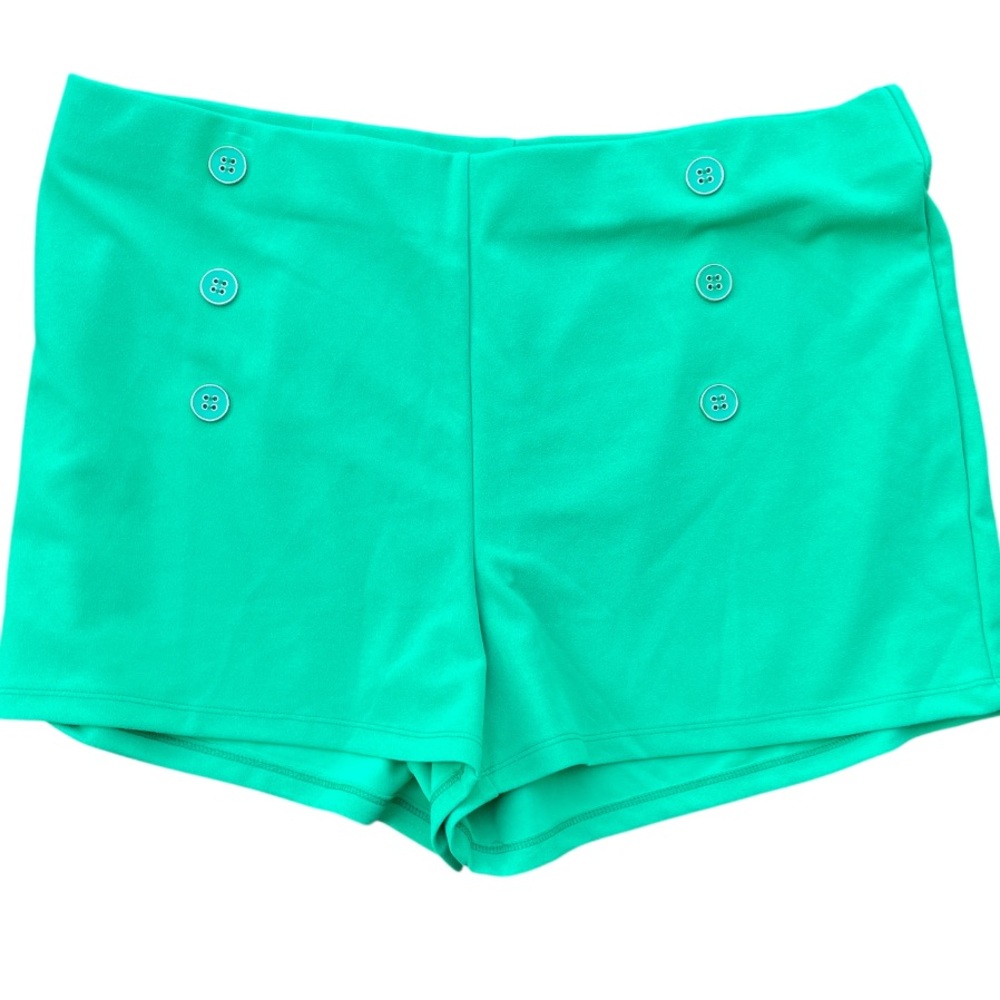 Messina polyester spandex slip on retro plus size shorts size 2x